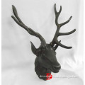 bronze deer head statues for office decoration